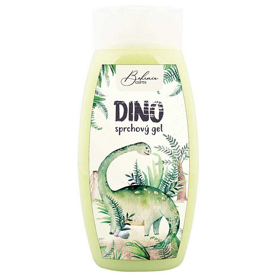 Bohemia Gifts Kids Dino shower gel for children green 250 ml