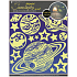 Glow-in-the-dark wall sticker Planets 32 x 31 cm