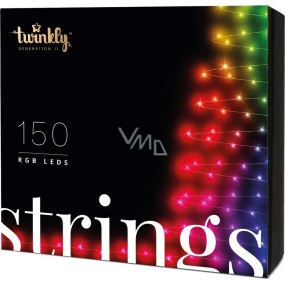 Twinkly Strings Multi Color smart bulbs 150 pieces for the tree controlled by the app colored 12 m