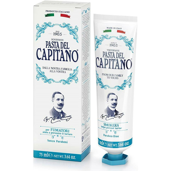 Pasta Del Capitano 1905 Smokers toothpaste for smokers 75 ml