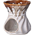 Emocio Aromalampa ceramic white-brown 98 x 110 mm