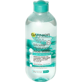 Garnier Skin Naturals Hyaluronic Aloe Micellar Water micellar water for all skin types including sensitive 400 ml
