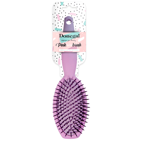 Donegal Pink Lychee Brush hair brush oval 23,5 cm 1273