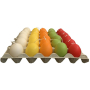 Nekupto Easter Egg Candle Red 6 cm