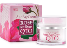 Rose of Bulgaria Anti-Age anti-wrinkle skin cream with coenzyme Q10 and rose water 50 ml