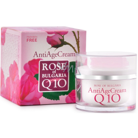 Rose of Bulgaria Anti-Age anti-wrinkle skin cream with coenzyme Q10 and rose water 50 ml