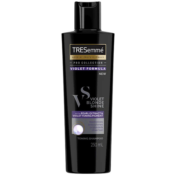 TRESemmé Violet Blonde Shine violet shampoo for blonde and silver hair 250 ml