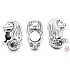 Charm Sterling silver 925 Merlion symbol Syngapuru, travel bracelet bead