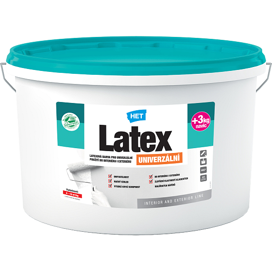 Het Universal Latex, white, 10+3 kg
