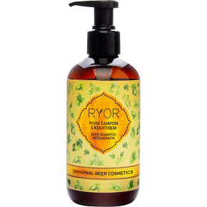 Ryor Beer Shampoo with Keratin, 250 ml