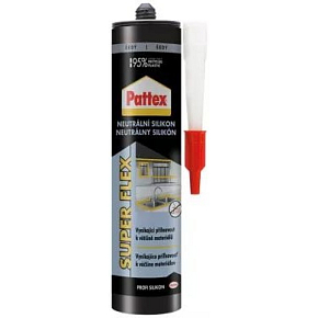 PATTEX Neutral Silicone, Gray, 280 ml PATTEX Neutral Silicone, Gray, 280 ml