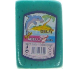 Abella Kids Delfi bath sponge 11 x 7 x 4 cm assorted colors 1 piece
