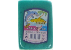 Abella Kids Delfi bath sponge 11 x 7 x 4 cm various colors 1 piece