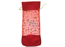 Gift bag fabric Christmas motif 37 x 16 cm 1 piece