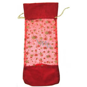 Gift bag fabric Christmas motif 37 x 16 cm 1 piece