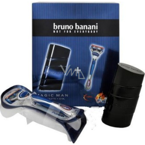 Bruno Banani Magic Eau de Toilette for Men 50 ml + Gillette razor, cosmetic set