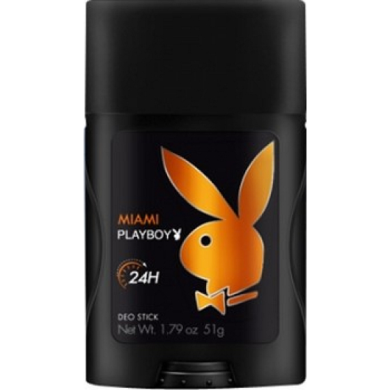 Playboy Miami antiperspirant deodorant stick for men 51 g