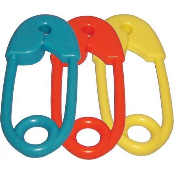 Baby Farlin Rattle Pin in Various Colors 1 Piece