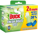 Duck Fresh Discs Lime WC gel for hygienic cleanliness and freshness of your toilet refill 2x36 ml