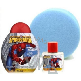 Marvel Spiderman Shower Gel 250 ml + Eau de Toilette 50 ml + Sponge, Child Cassette
