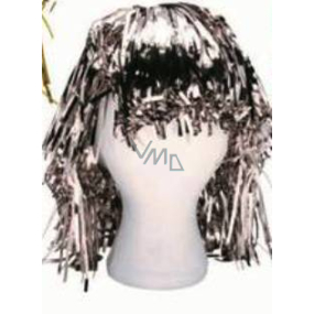 Metallic wig alu short silver