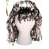 Metallic wig alu short silver