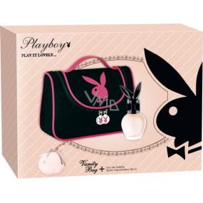 Playboy Play It Lovely eau de toilette 50 ml + toilet bag, gift set