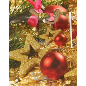 Nekupto Gift paper bag 14 x 11 x 6.5 cm Star, flask 1 piece 456 01 BS