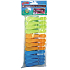 Clanax Jumbo Plastic Clothes Pegs, Colorful, 12 Pieces