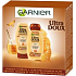 Garnier Ultra Doux Trésors de Miel shampoo for weakened and brittle hair 250 ml + Ultra Doux Trésors de Miel balm for weakened and brittle hair 200 ml, cosmetic set
