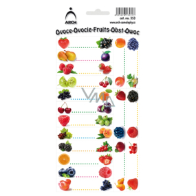 Arch Jar stickers Fruit 18 labels