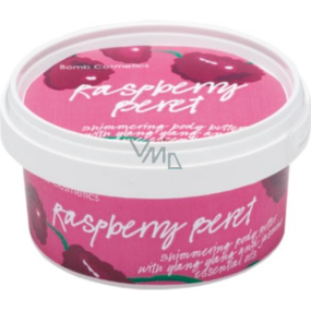 Bomb Cosmetics Glitter Raspberry - Raspberry Beret Natural body butter handmade 210 ml