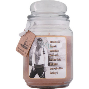 Bohemia Gifts I will entertain you scented gift candle in glass burning time 105 -120 hours 510 g