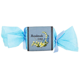 Bohemia Gifts Blue Flower with glycerin handmade toilet soap candy 30 g