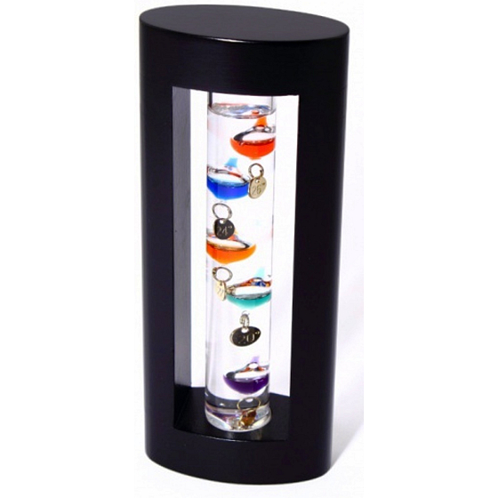 Albi Galileo Room thermometer black 7.7 × 4 × 18.3 cm