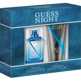 Guess Night eau de toilette for men 50 ml + shower gel 200 ml, gift set