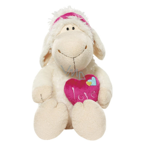 Nici Sheep Jolly Meah with heart Plush toy finest plush 25 cm