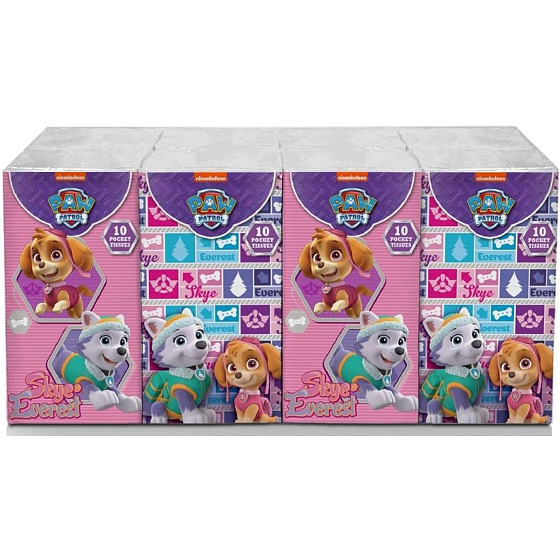 Paw Patrol Paw Patrol Skye Everest paper handkerchiefs 3 ply 8 x 10 pieces