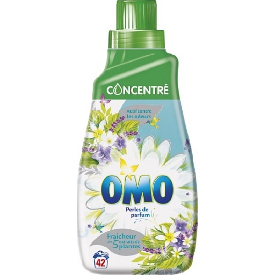 Omo Perles de Parfum washing gel, white laundry 42 doses 1.47 l