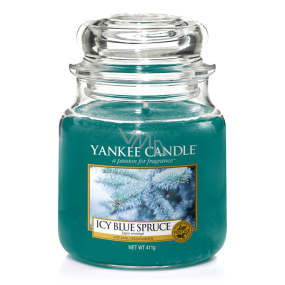 Yankee Candle Icy Blue Spruce Classic frosted candle Classic medium glass 411 g