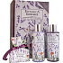 Bohemia Gifts Botanica Lavender shower gel 200 ml + hair shampoo 200 ml + toilet soap 100 g, book cosmetic set