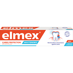 Elmex Caries Protection Whitening Toothpaste, 75 ml
