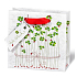 BSB Luxury gift paper bag 14.5 x 15 x 6 cm Four-leaf clover LDT 396 - CD