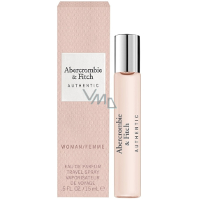 Abercrombie & Fitch Authentic Woman perfumed water 15 ml, travel package