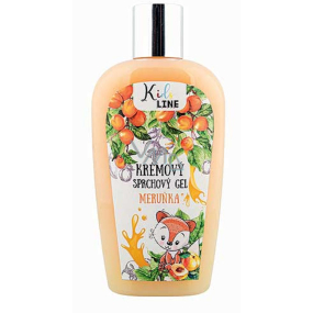 Bohemia Gifts Apricot shower gel for children 3+ age 250 ml