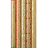 Zöwie Gift wrapping paper 70 x 150 cm Christmas Luxury Luxury with embossed copper trees with star, stars