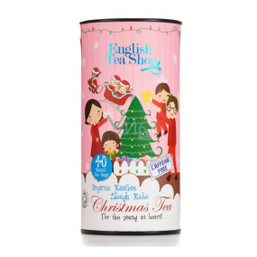 English Shop Bio Sleigh ride decaffeinated Christmas tea, for children from 3 years 40 pieces of tea bags, 60 gh Te