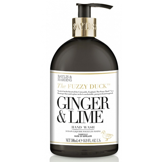 Baylis & Harding Men Ginger and Lime liquid hand soap dispenser 500 ml