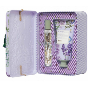 Heathcote & Ivory Flower Blooms Lavender Garden Eau de Parfum Roll-On for Women 12 ml + hand cream 50 ml, gift set
