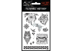 Arch Tattoo Decals Black Dream Catcher 14 x 11 cm